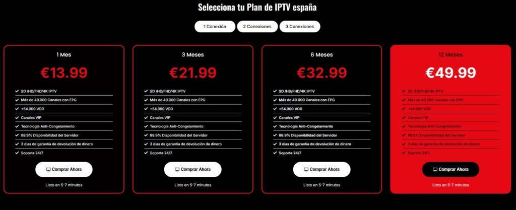 iptv extra precios